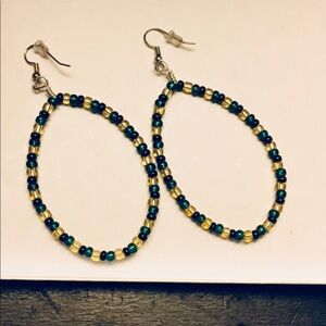 Oval Hand Crafted Earrings